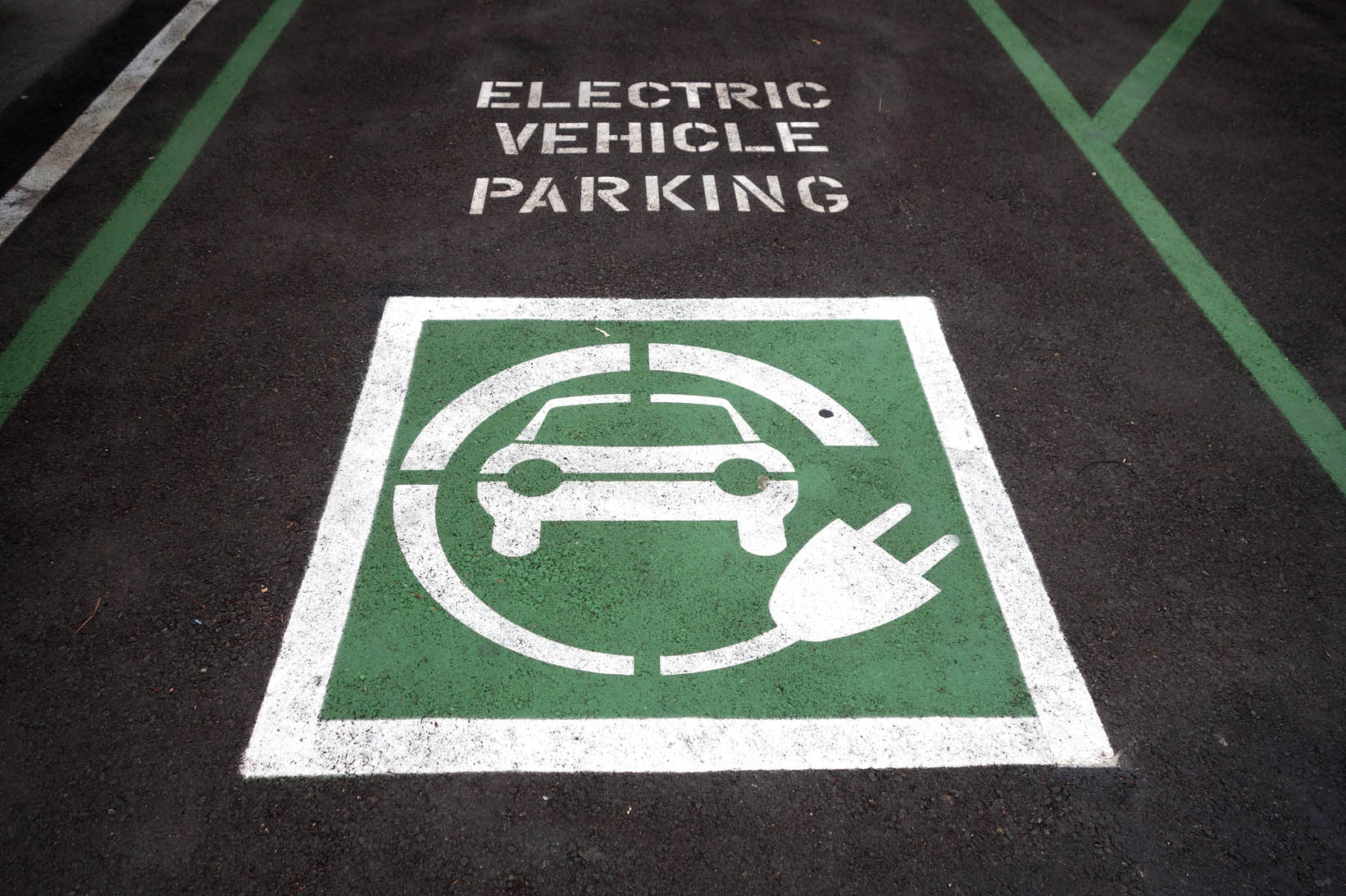 electric vehicle parking spot